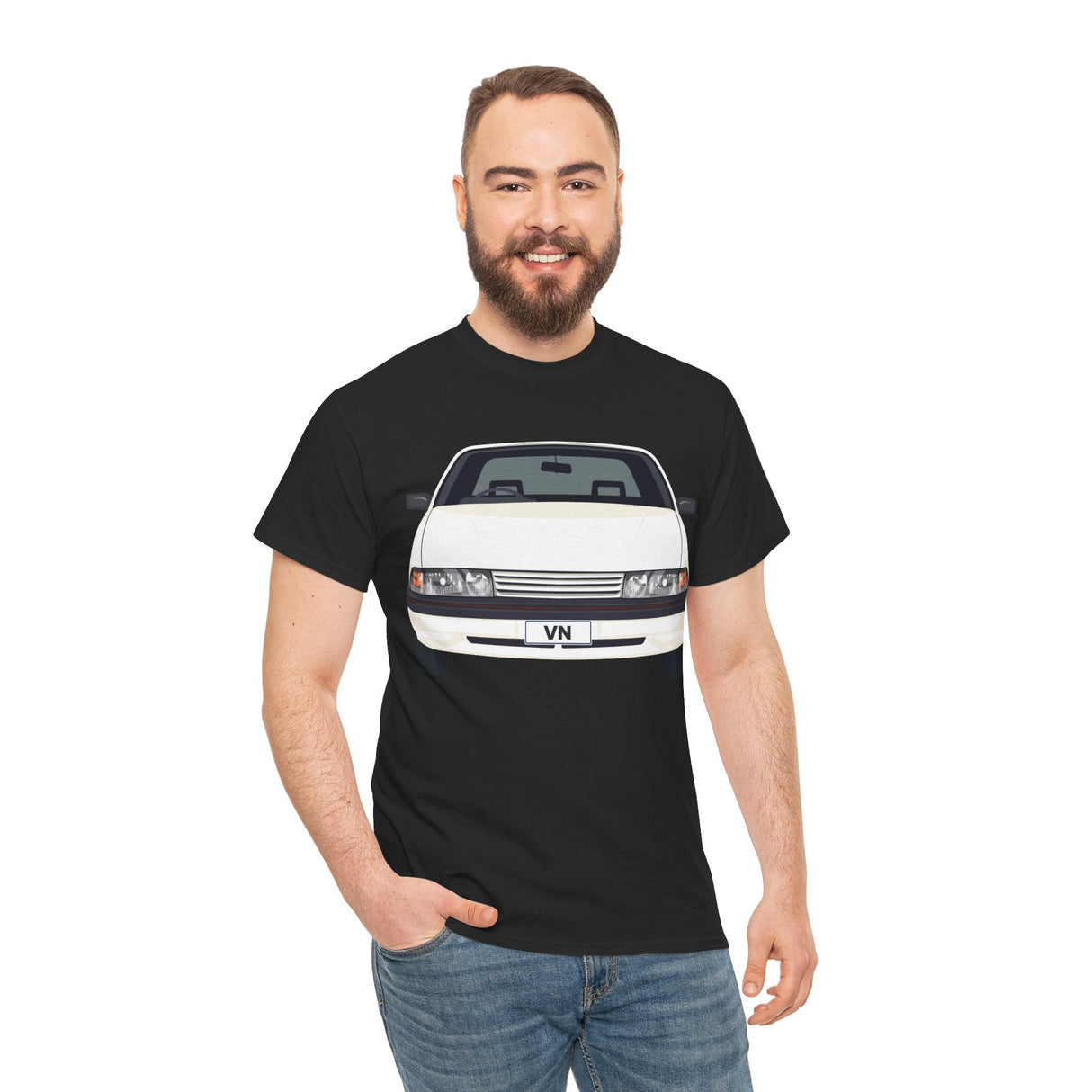 VN COMMODORE T - SHIRT - HOLDCOM AUTO PARTS