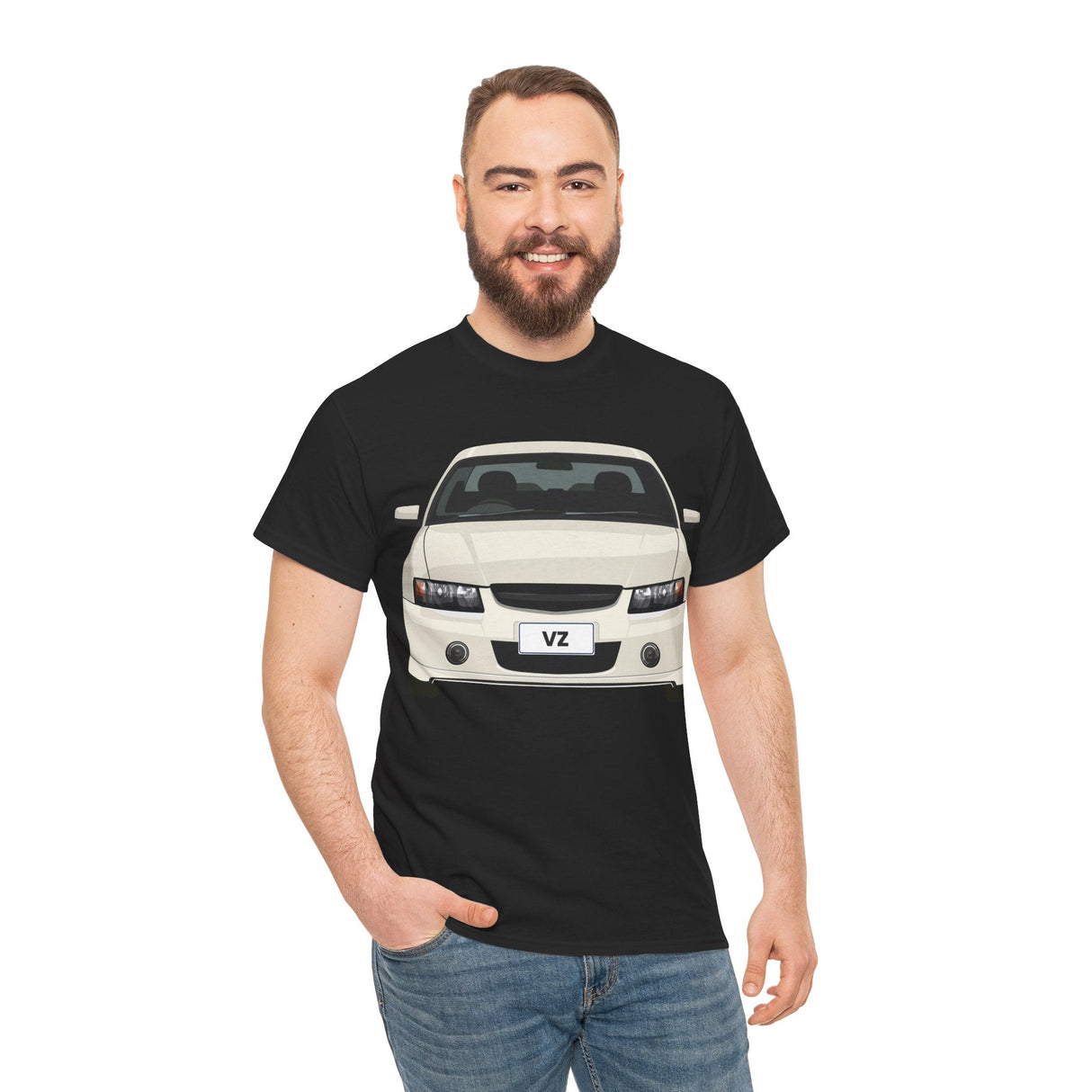 VZ COMMODORE T - SHIRT - HOLDCOM AUTO PARTS