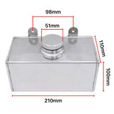 ALUMINIUM WINDSCREEN WASHER BOTTLE  (UNIVERSAL)