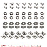 PREMIUM FRONT GUARD BOLT DRESS UP KIT for VB VC VH VK VL VN VP VR VS  (STAINLESS STEEL)